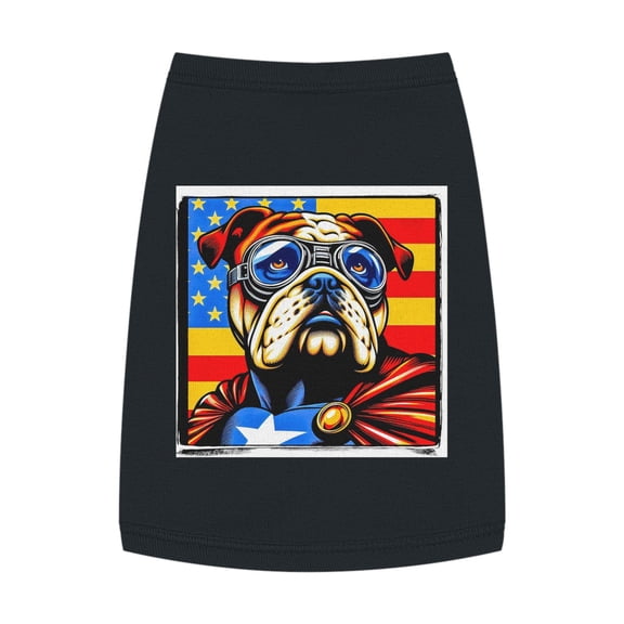 Pet Tank Top Bulldog American dream t shirt