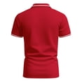 thumbnail image 5 of Zshosam Mens Golf Polo Mens Polo Shirts Performance Short Sleeve Golf Shirt Moisture Wicking Athletic Casual Collared T-Shirt Size XXXXL,(Red XXXXL), 5 of 9