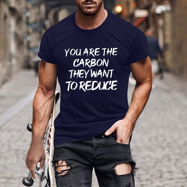 Qertyioot Coupe Classique Léger T-Shirt à Manches Courtes Imprimé à Col Rond pour Homme Décontracté Mode Hauts
