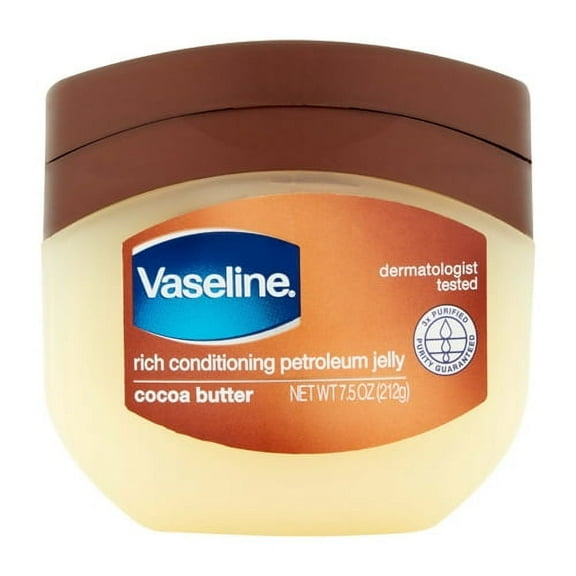 Vaseline Rich Conditioning Petroleum Jelly, Cocoa Butter Moisturiser- 7.5 Oz, 3 Pack