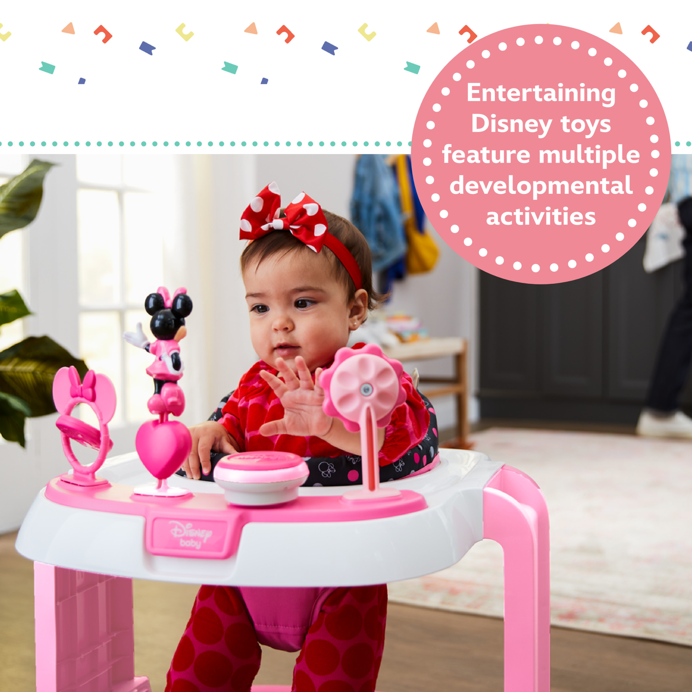 Disney Baby Ready, Set, Walk DX Walker, Modern Minnie photo 8