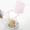 thumbnail image 6 of Small Garbage Bag Rack, Kitchen Countertop Garbage Bag Hanging Holder, Portable with Lid Desktop Trash Bag Holder for Picnic, Kitchen, Indoor RV Pink, 6 of 9