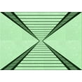 thumbnail image 1 of Ahgly Company Machine Washable Indoor Rectangle Transitional Mint Green Area Rugs, 2' x 5', 1 of 7