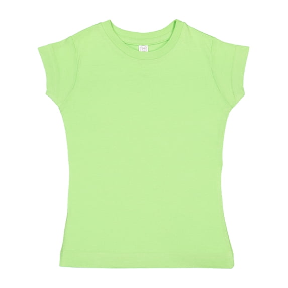 Rabbit Skins Toddler Girls’ Fine Jersey T-Shirt - 3316