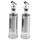 thumbnail image 1 of Botella dispensadora de aceite de 2 uds., botella de condimento Visual con diseño de escala gruesa de 300ml para cocina casera, 1 of 8