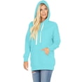 thumbnail image 3 of Womens Basic Oversized Hooded Pullover Sweatershirt Sweater, 3 of 4