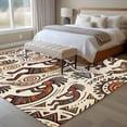 thumbnail image 4 of 5'x7' Area Rugs for Living Room Bedroom, Boho Western Washable Rug Carpet Runner Indoor Outdoor, Vintage Abstract Art Ethnic Tribe Non Slip Floor Mats Area Rug for Kitchen, Nursery, 4 of 8
