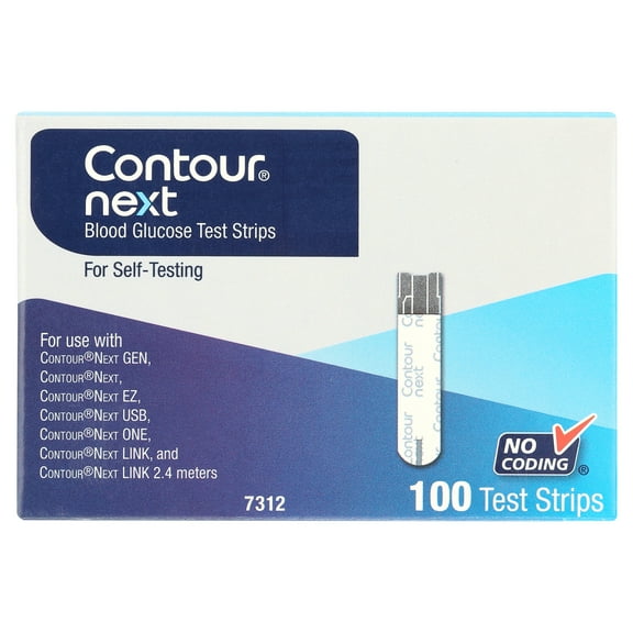 Bayer Contour Next Blood Glucose Test strips, 100 ct