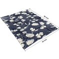 thumbnail image 4 of Pioneer Flower Floral Print Pattern Blanket,Comfortable Soft Flannel Throw Blanket,All Season,Warm Lightweight Blankets for Sofa Bed Couch Living Room Chair,60"x80", 4 of 4