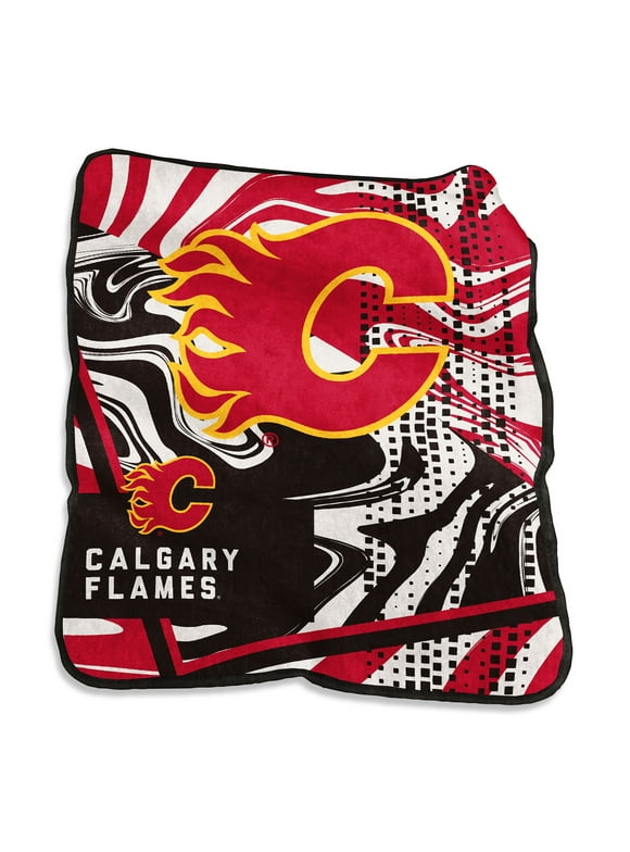Calgary Flames 50" x 60" Swirl Raschel Throw Blanket