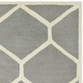 thumbnail image 4 of SAFAVIEH Cambridge Juan Geometric Wool Area Rug, Silver/Ivory, 3' x 5', 4 of 5