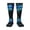 2 Black-1, variant on Womens Blue Neon Paint Splatter Knee High Socks Comfy Thermal Boot Long Socks