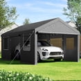 thumbnail image 4 of SANWAY 12x20 Heavy Duty Carport, Gray, 4 of 6