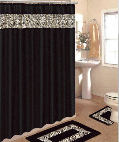 zebra shower curtain