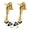 Bright gold, variant on 2Pcs Kickdown Door Stop Zincs Alloy Doorstop Adjustable Door Holder