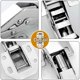thumbnail image 4 of 10 bisagras plateadas para puerta de armario, bisagras para puerta de cocina, bisagras de armario de 90° de 3 pulgadas, bisagras invisibles, tornillos surtidos, para puertas de armario, puertas de armario de cocina esquí esquí Gafas de esquí, 4 of 5