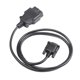 thumbnail image 2 of 16-pin a db9 9-pin puerto serie rs232 adaptador de teleférico de Cola Conector del adaptador de cable OBD2, 2 of 7