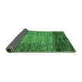 thumbnail image 2 of Ahgly Company Indoor Round Abstract Emerald Green Modern Area Rugs, 3' Round, 2 of 4