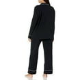 thumbnail image 2 of SMZ Essentials Women's Cotton Modal Long-Sleeve Shirt and Full-Length Bottom Pajama Set, 2 of 5