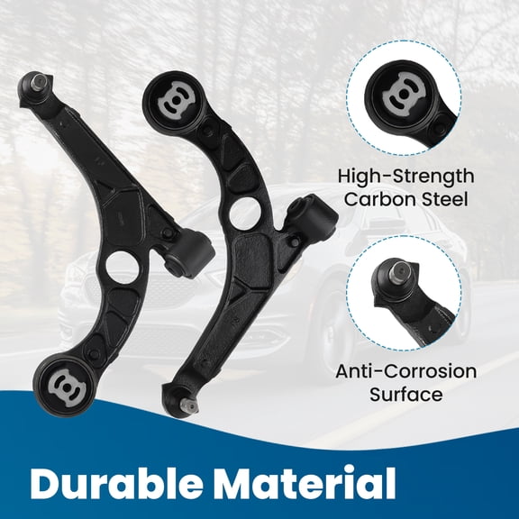 maXpeedingrods 2Pc Front Lower Control Arms w/Ball Joint Assembly for Chrysler 200 2015-2017 Dodge Dart 2013-2016, MS251201 MS251202 Front Suspension Left & Right Side Control Arm Replacement Kit