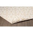 thumbnail image 3 of Erbanica 5' x 8' Indoor Outdoor Beige Ivory Lattice Reversible Plastic Rug, 3 of 5
