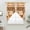 Yellow, variant on Farmhouse Deer Swag Valances for Windows, Kitchen Curtains 36 Inch Length 2 Panels Set, Wildlife Elk Animals Rustic Orange Short Curtains for Small Windows Rod Pocket Cafe Curtains Drapes 28"x36"