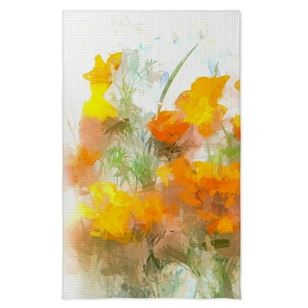 

CafePress - Sunrise Poppies - Tea Towel
