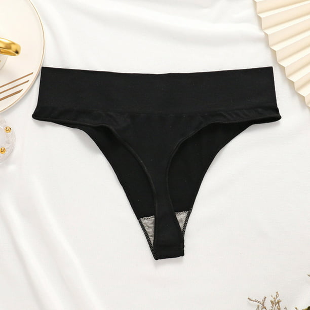 Womens Cotton Briefs High Waist Breathable Panties Underpants Ladies  Underwear