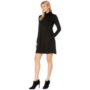 Karen Kane Quinn Turtleneck Dress Black