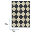 thumbnail image 2 of Livabliss x Vivir Isaac Modern Geometric Area Rug, 2' x 3', Charcoal/Beige, (2' x 3'), 2 of 7