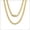 1.Gold, variant on Bandmax 9MM Cuban Necklace Stainless Steel Flat Miami Link Chain With Cubic Zirconia Clasp 22 Inch Men Women Jewelry Boyfriend Dad Son Birthday Husband Father Gift