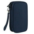 thumbnail image 1 of Electronics Organizer Travel Case Portable Double Layers, Hard Drive, Zipper Wallet Carrying Bag, 1 of 5