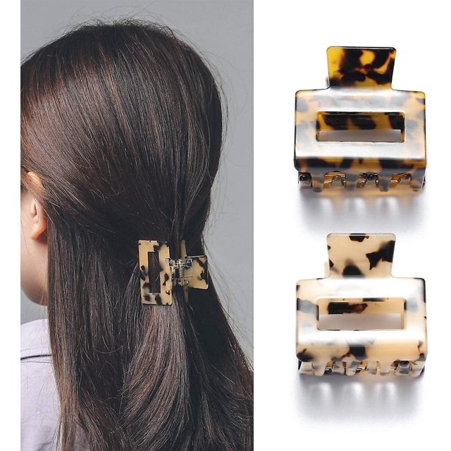 Hair Clips ,2 Pcs Leopard Hair Claw Clip, Non-slip Hair Clip, Women's Large Hair Clip, Hair Accessories For Women And Girls