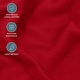 thumbnail image 5 of Bare Home Cozy Fleece Sheet Set - Extra Plush Polar Fleece - Deep Pocket - Queen, Red, 5 of 10