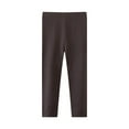 thumbnail image 4 of Splozh Leggings Toddler Toddler Girls Cotton Leggings Little Girl Stretchy Leggings Trousers for Kids Spring Fall Leggings Pantyhose,Brown,4-5 Years, 4 of 4