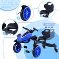thumbnail image 5 of Sumsoltic 2-in-1 Kids Drift Bike - Crazy Drift Cart for Toddlers and 3-5 Years Old Kids，Blue, 5 of 7