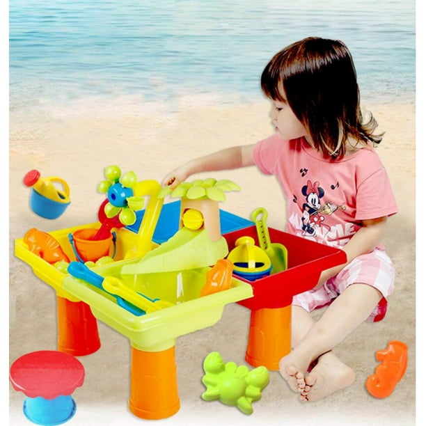 Great Sand And Water Play Table For Children With Lid And Extensive Accessories Walmart.ca