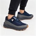 thumbnail image 2 of Men's Blue & Grey Outdoor Hiking Shoes, Breathable Mesh Trail Sneakers with Rotating Buckle for Trekking and Casual Wear, 2 of 9
