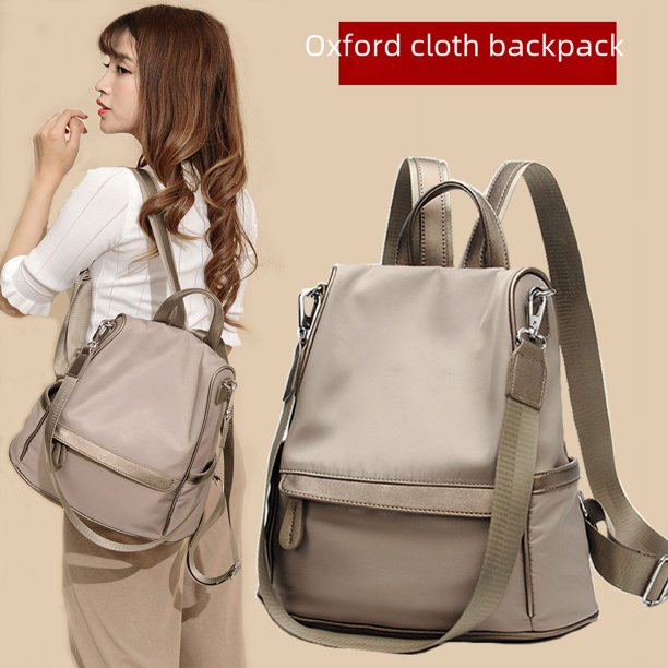 Mochila antirrobo para mujer, estilo primaveral, fácil de combinar, de gran capacidad, de tela Oxford, bolso de viaje informal