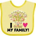 thumbnail image 3 of Inktastic I Love My Family Kids Family Tree Boys or Girls Baby Bib, 3 of 4