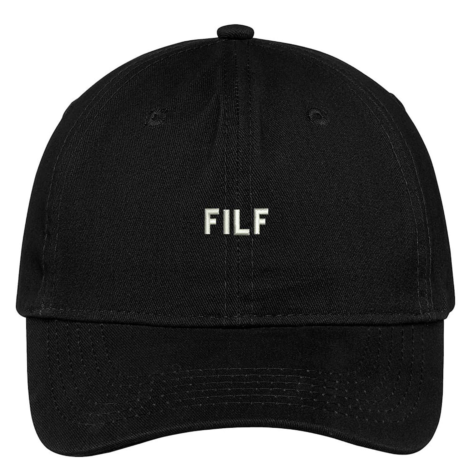 Trendy Apparel Shop FILF Embroidered Cap Premium Cotton Dad Hat ...
