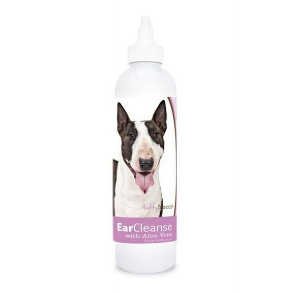 Healthy Breeds 840235198321 8 oz Miniature Bull Terrier Ear Cleanse with Aloe Vera Sweet Pea & Vanilla
