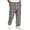 Dark Blue, variant on UDAUDU Men's Cargo Sweatpants Plaid Hiking Loose Fit Elastic Waist Drawstring Trousers Casual Fall Lightweight Sweatpants with Pockets Earthy Yellow XL