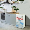 thumbnail image 6 of Coors Light Compact Fridge w/ Bottle Opener, 3.2 cu ft (90L), White, Space-Saving Flat Back Design, Reversible Door, Tempered Glass Shelves, Licensed Coors Light Artwork, Perfect for Beer-Lovers, 6 of 8