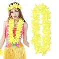 thumbnail image 5 of Ettsollp Hawaiian Leis Necklace Colorful Faux Silk Flower Lei Decoration Summer Fake Flower Necklace Beach Pool Party Decorations Supplies, 5 of 8