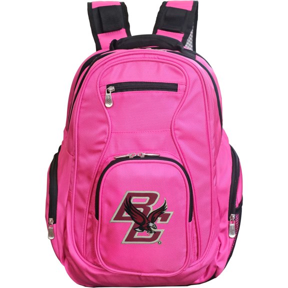 NCAA Boston College Eagles Pink Premium Laptop Backpack