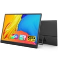 thumbnail image 1 of Yxk Monitor portátil 15,6 pulgadas 1080P USB-C HDMI Monitor de viaje ultradelgado con soporte, para computadora portátil, PC, teléfono Mac, PS, Xbox, Swich Monitor de juegos IPS ultradelgado de marco, 1 of 5