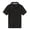 Solid Black, variant on LittleSpring Short Sleeve Polo Shirt Boys Collared T-Shirt Size 10 Tween Kids Cotton Tee Sky Blue School Uniforms Golf Shirts Summer