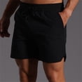 thumbnail image 3 of Athletic Running Shorts for Men Summer Casual Elastic Waist Loose Fit Lightweight Workout Gym Shorts with Pockets, 3 of 5