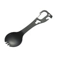 thumbnail image 2 of Camping Stork Spoon Fluidware puede abridor de servicios de cocina resistentes Utensilios al aire libre multipropósito para la barbacoa de senderismo Negro, 2 of 8